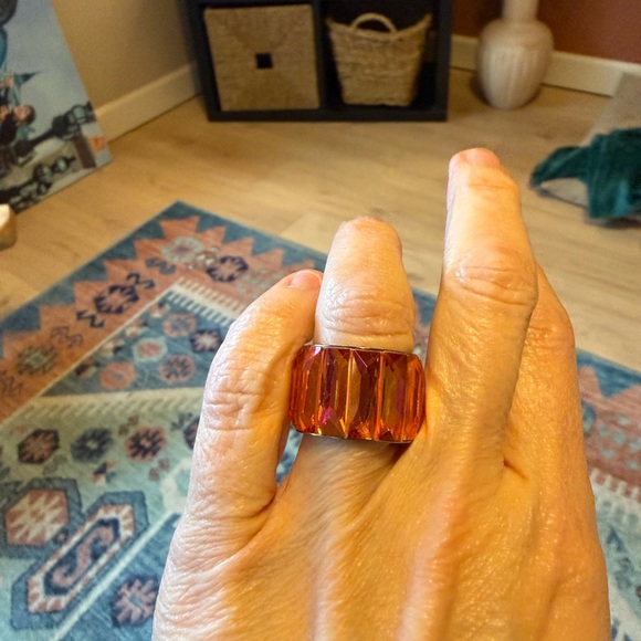 Swarovski Curiosa Crystal Cocktail Ring - Picture 13 of 15